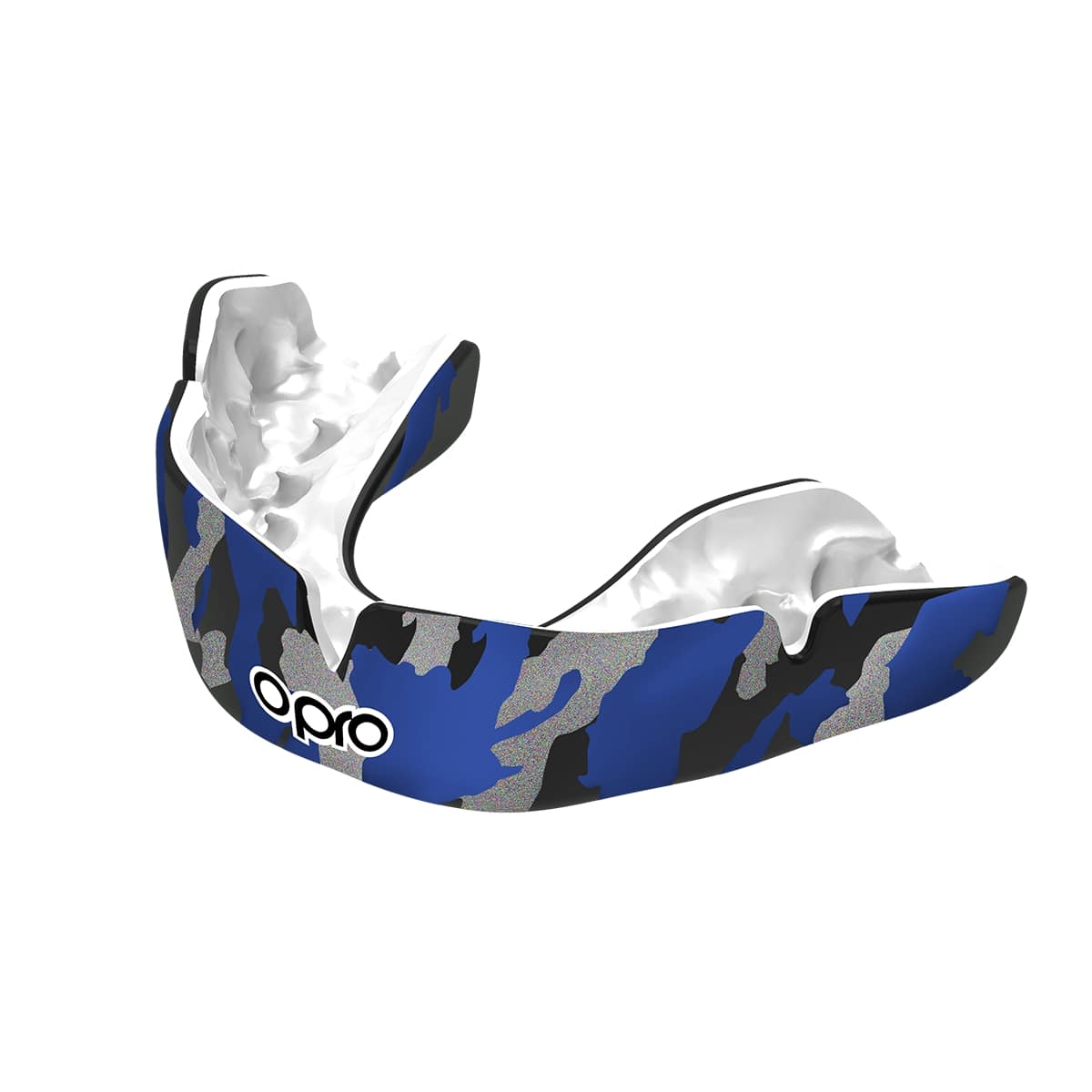 Instant Custom-Fit Camo Blue Mouthguard