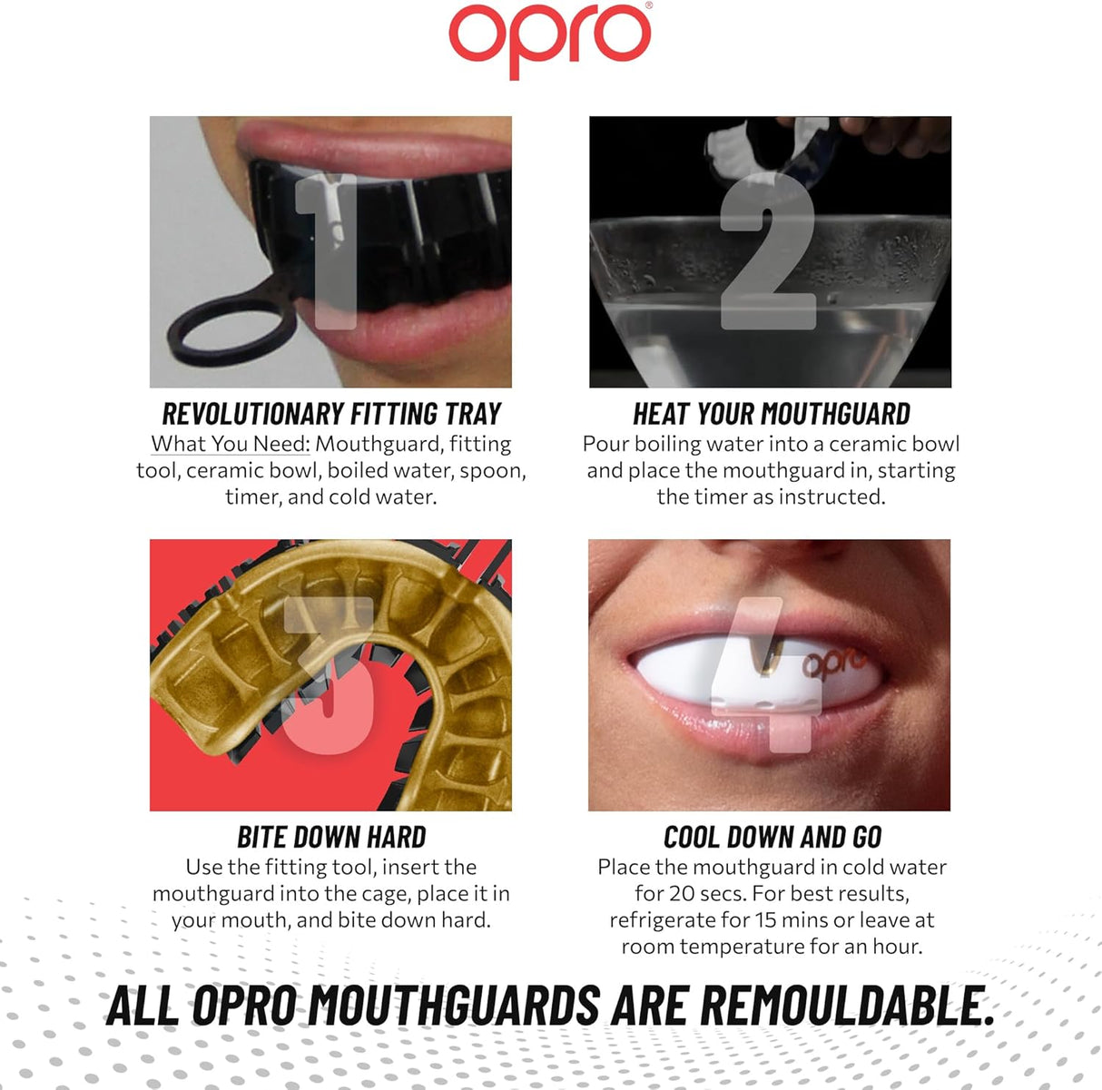 UFC Bronze Level White Mouthguard