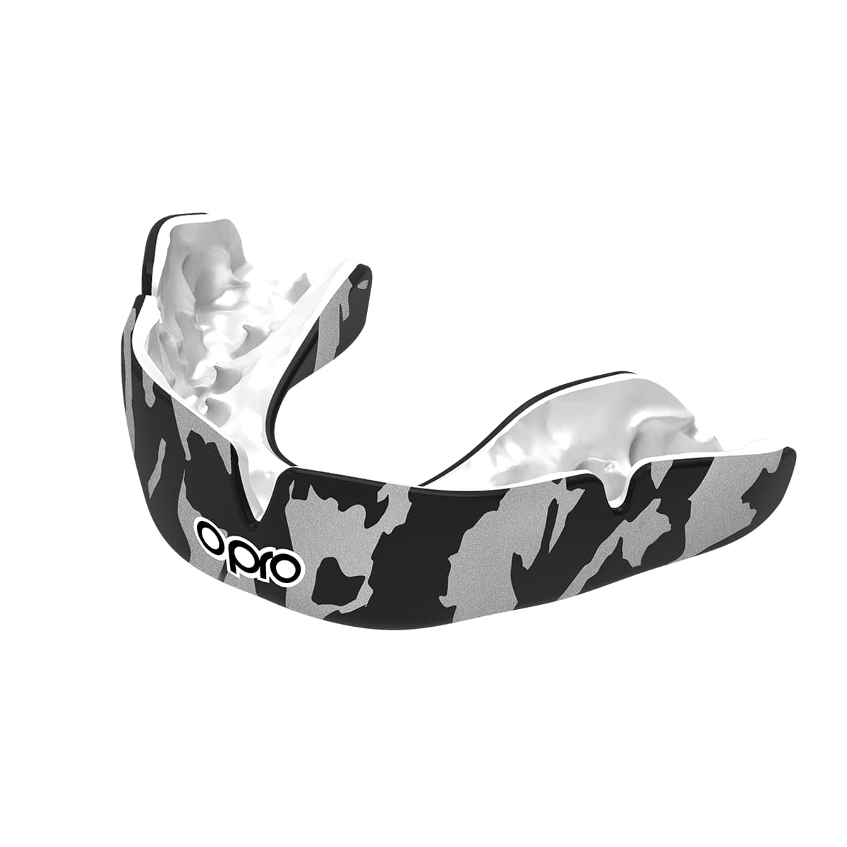 Instant Custom-Fit Camo Silver Mouthguard
