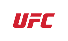 Red UFC logo on a transparent background.