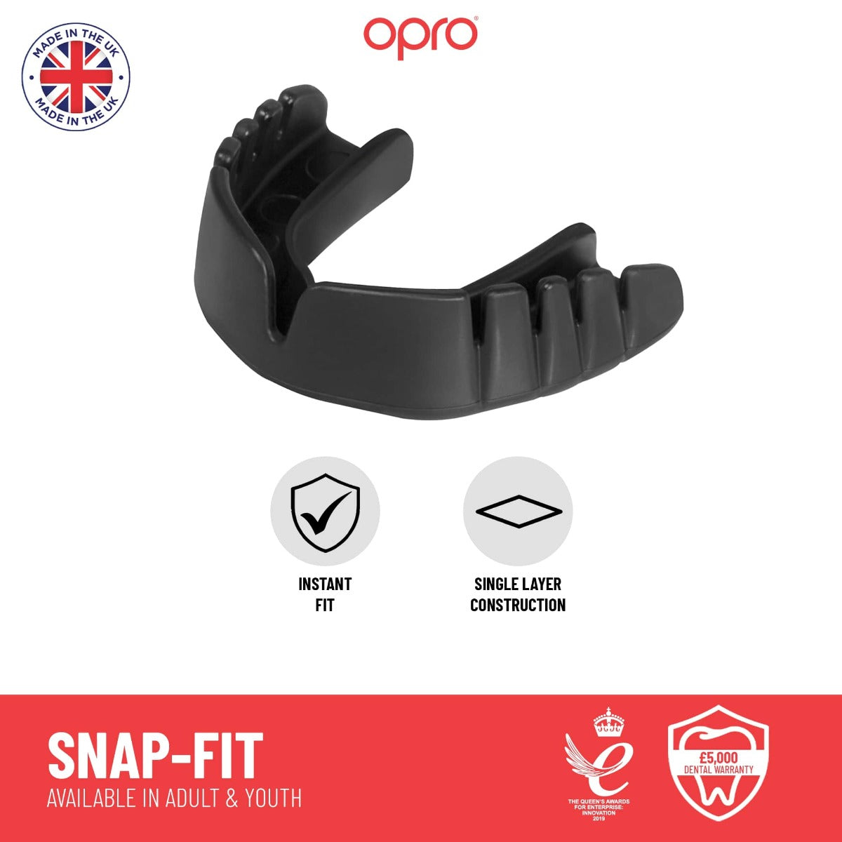 Snap-Fit Mint Flavoured Mouthguard