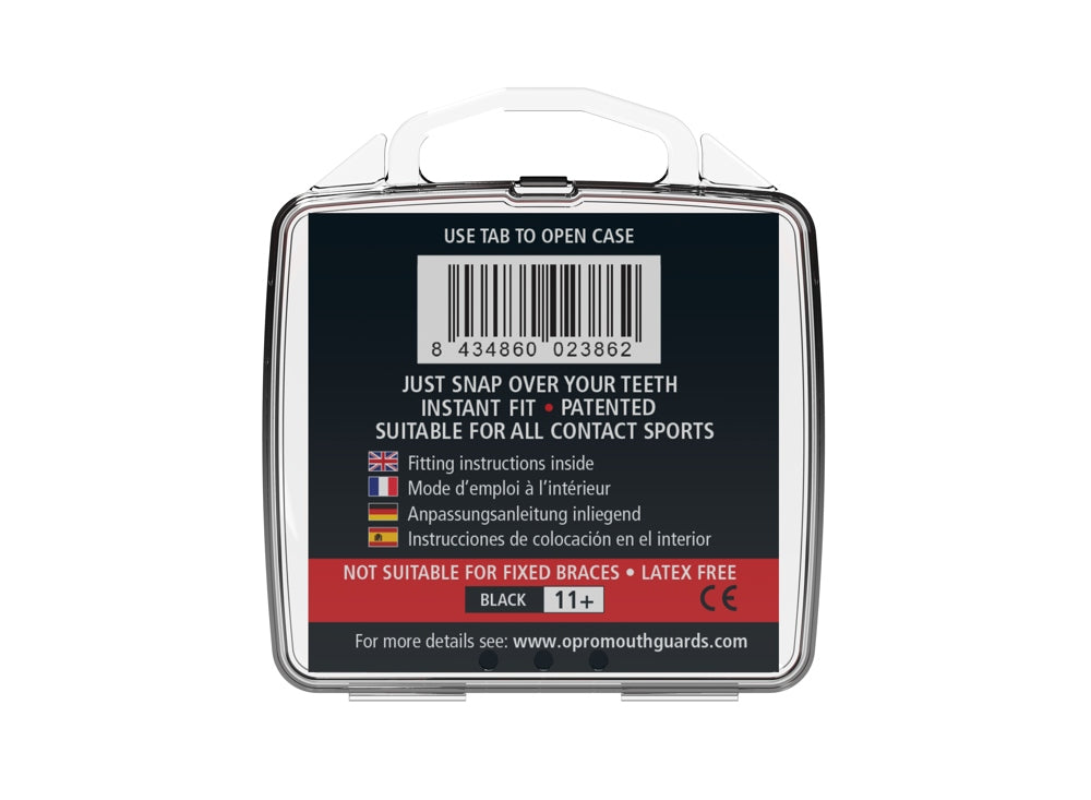 Snap-Fit Black Mouthguard