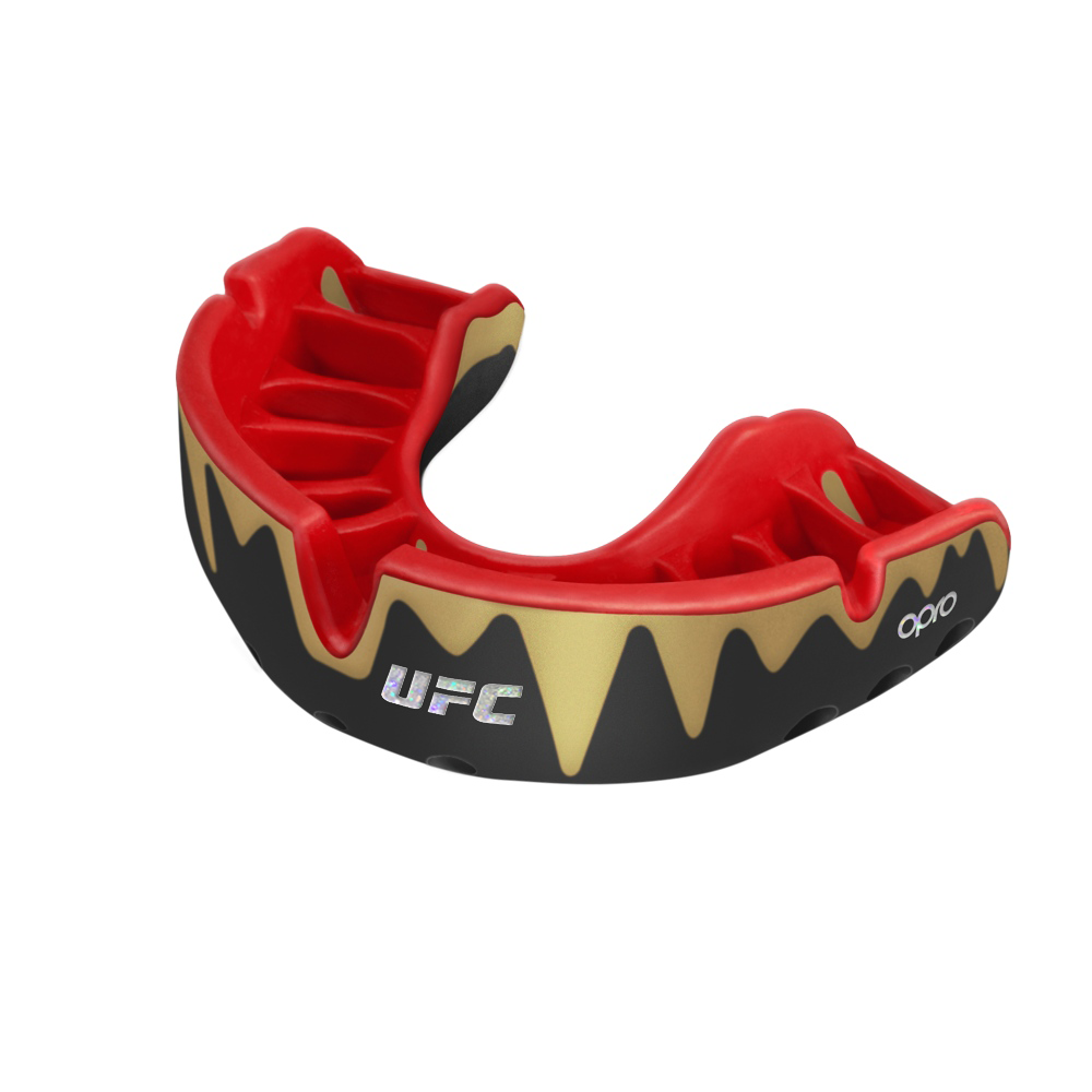 UFC Platinum Level Black/Gold/Red Mouthguard (Age 10+)
