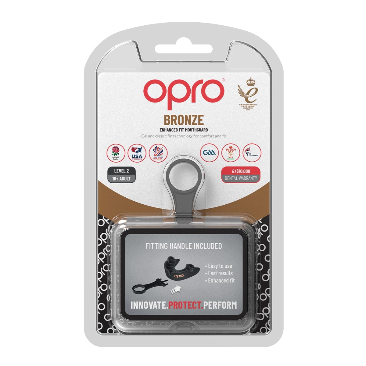 Bronze Level Black Mouthguard