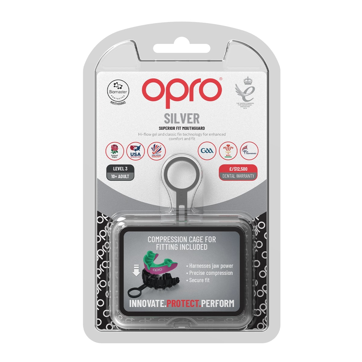 Silver Level Pink Mouthguard