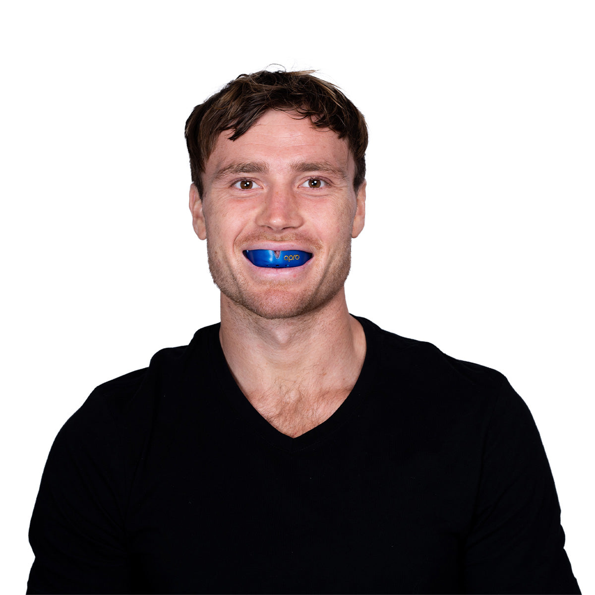 Gold Level Blue Mouthguard