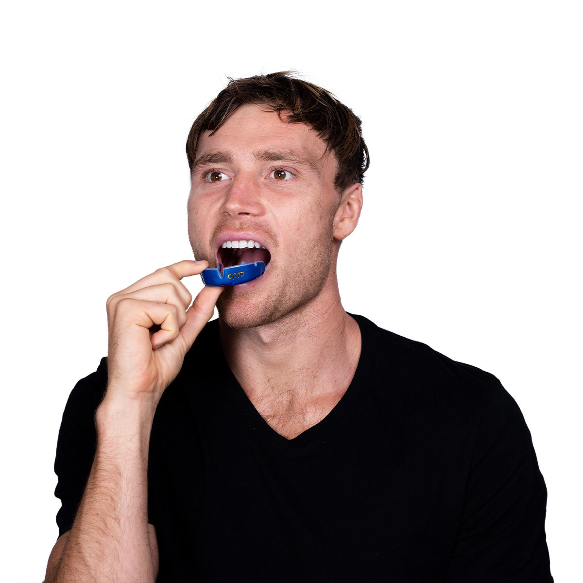 Gold Level Blue Mouthguard