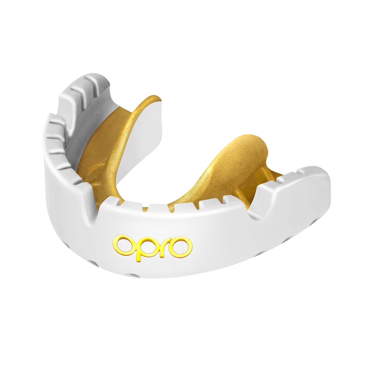 Gold Level White Mouthguard for Braces