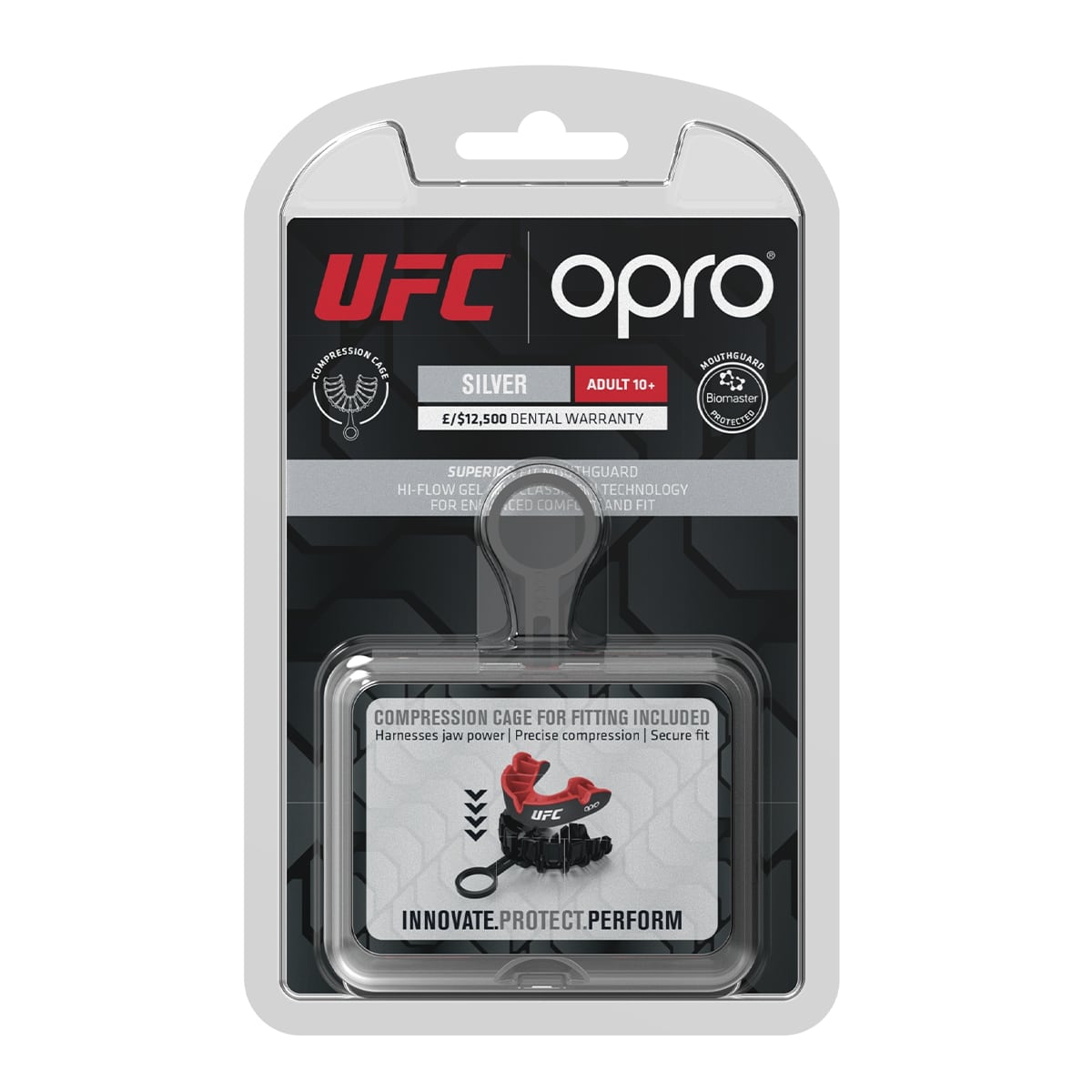 UFC Silver Level Black Mouthguard