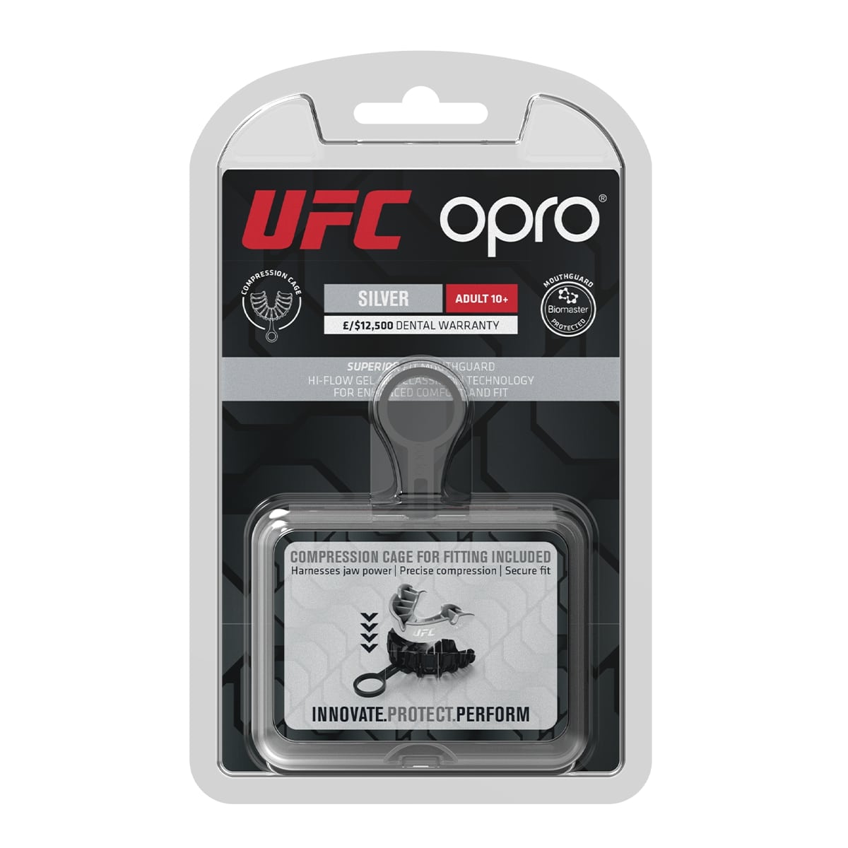 UFC Silver Level White Mouthguard