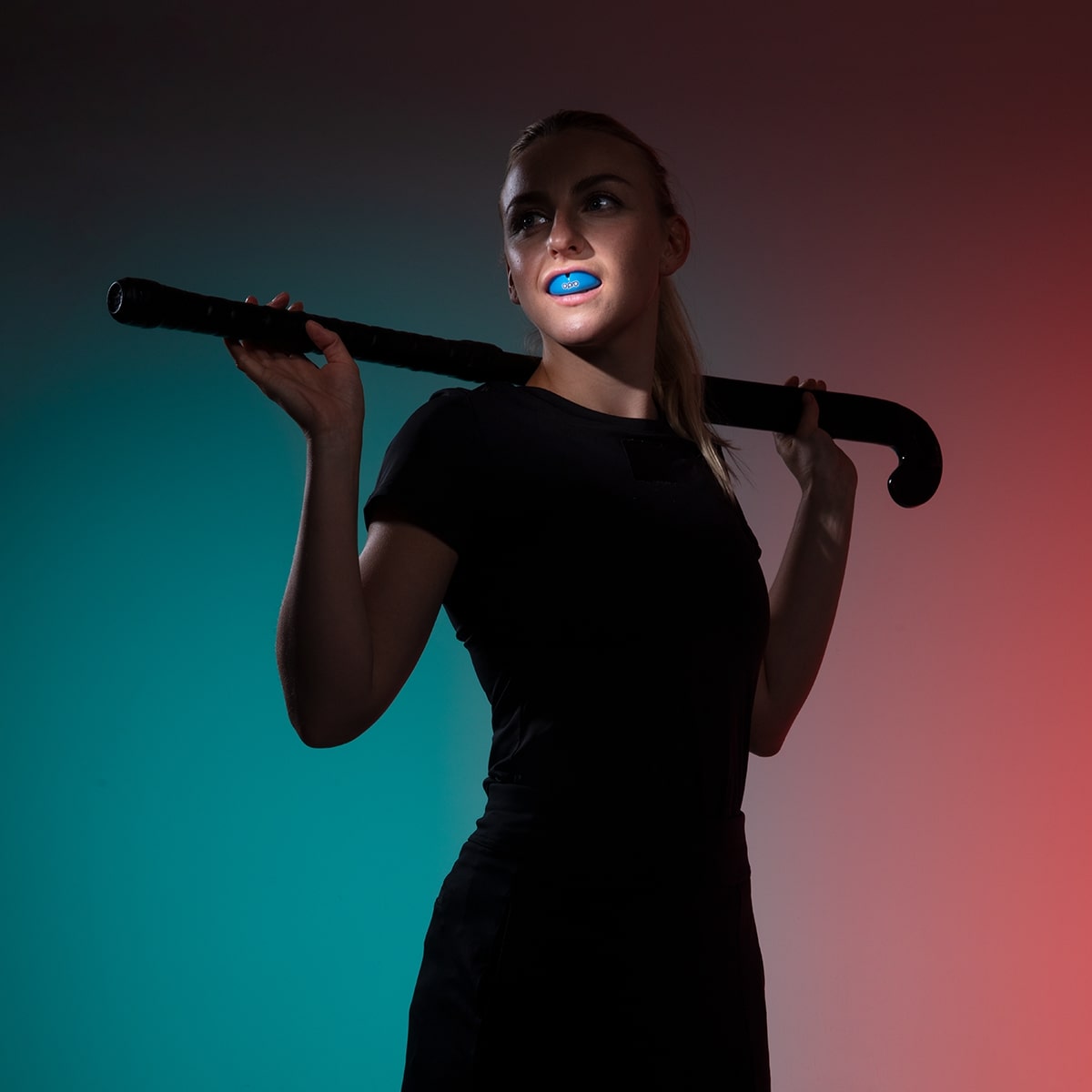 Instant Custom-Fit Sky Blue Mouthguard