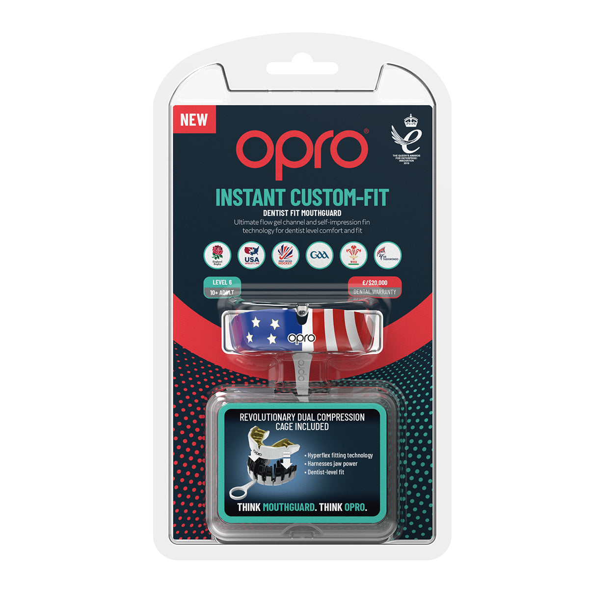 Instant Custom-Fit USA Mouthguard