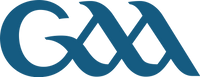 GAA logo in blue, representing the Gaelic Athletic Association, on a transparent background.