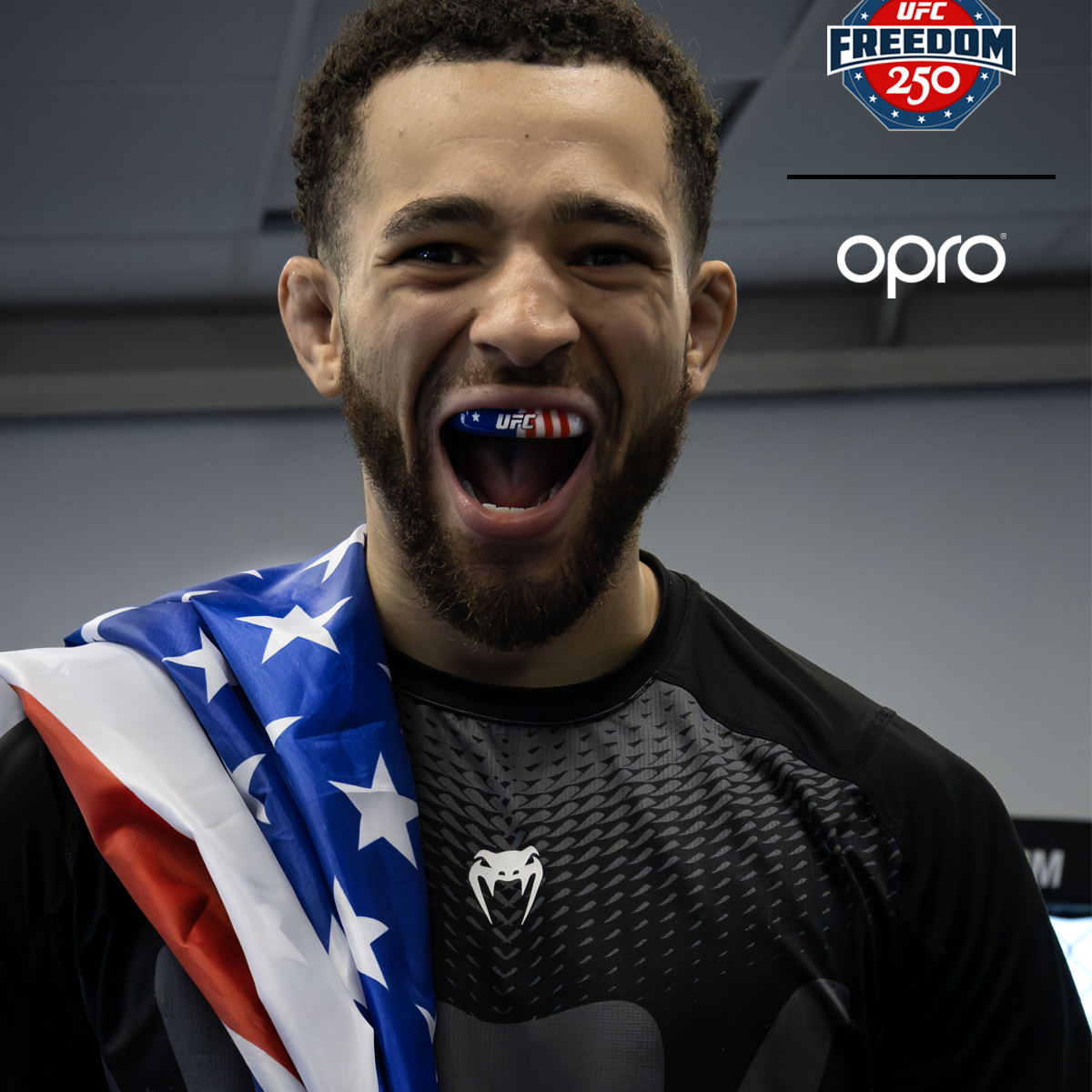 Official  OPRO x UFC Stars and Stripes Instant Custom-Fit Mouthguard