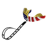 Instant Custom-Fit USA Design Mouthguard with Strap