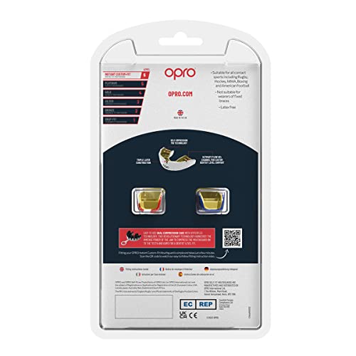 Instant Custom-Fit USA Design Mouthguard with Strap