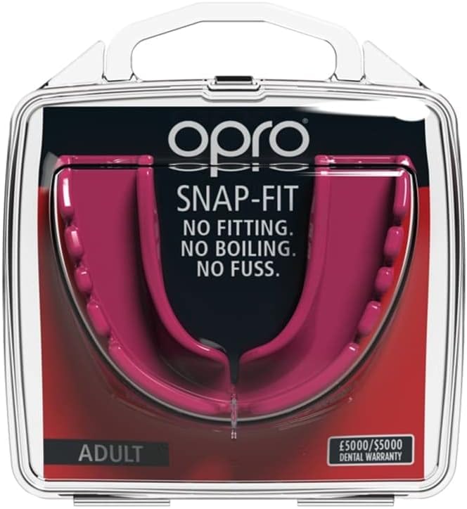 Snap-Fit Pink Mouthguard
