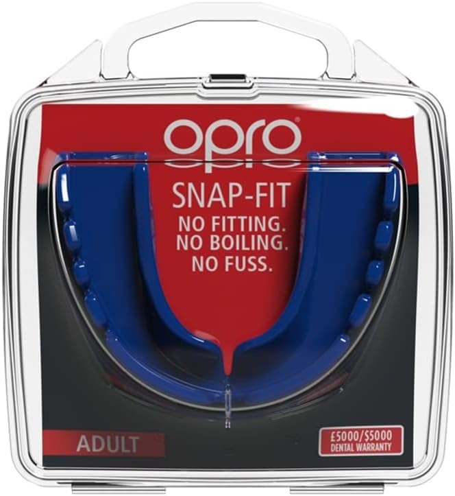 Snap-Fit Blue Mouthguard