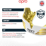 Instant Custom-Fit UFC Strike White Mouthguard  (Age 10+)