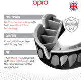 Silver Level Black Jawz Mouthguard
