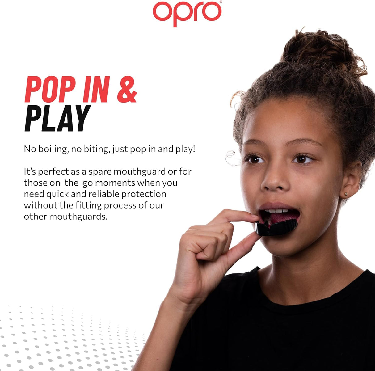 Snap-Fit Blue Mouthguard