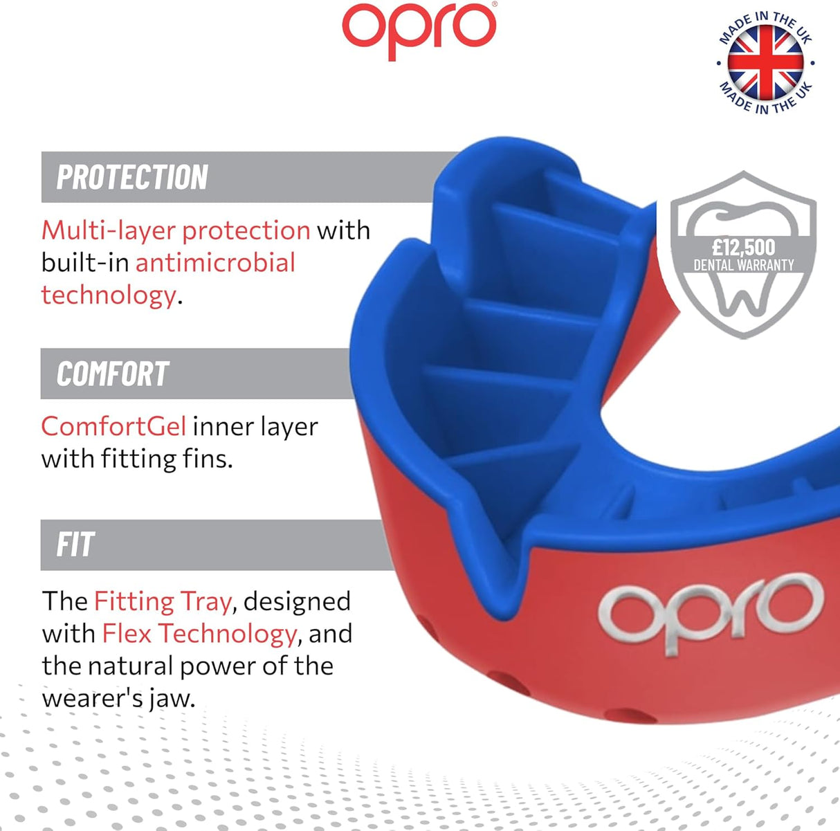 Silver Level Red Mouthguard