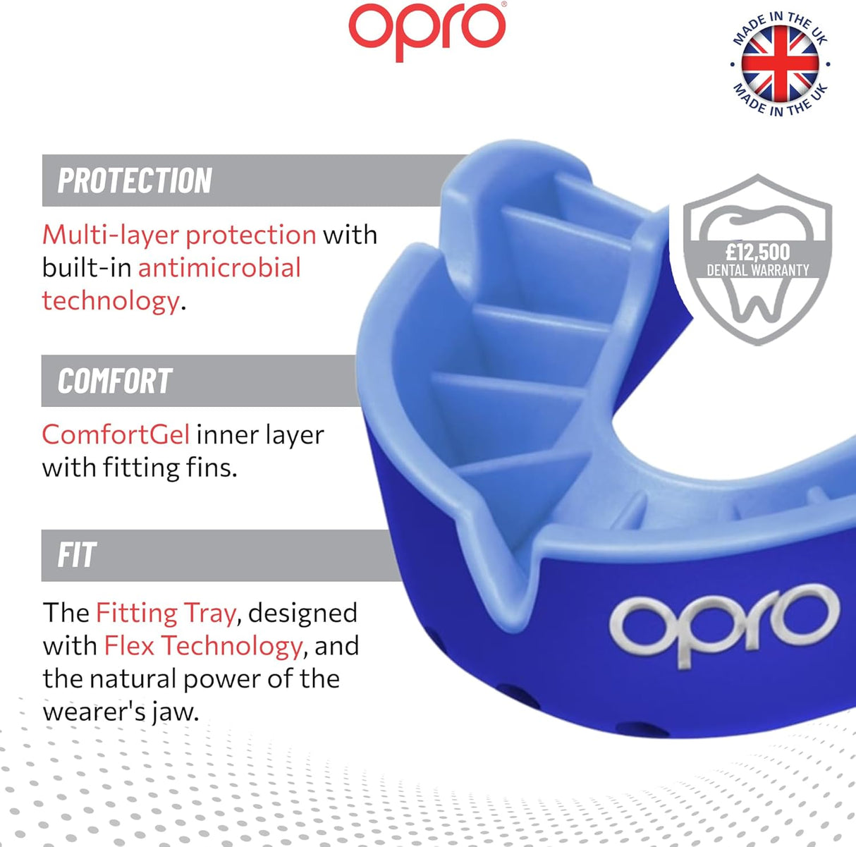 Silver Level Blue Mouthguard