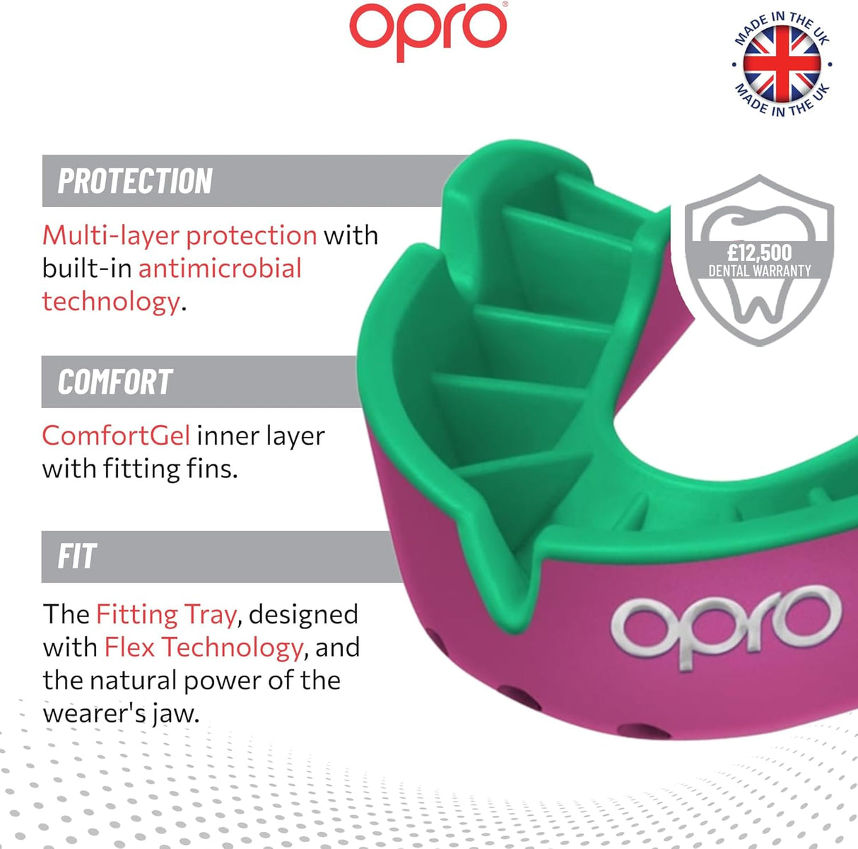 Silver Level Pink Mouthguard