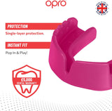 Snap-Fit Pink Mouthguard
