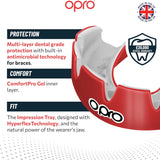 Instant Custom-Fit Red Mouthguard for Braces