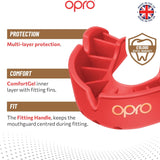 Bronze Level Red Mouthguard