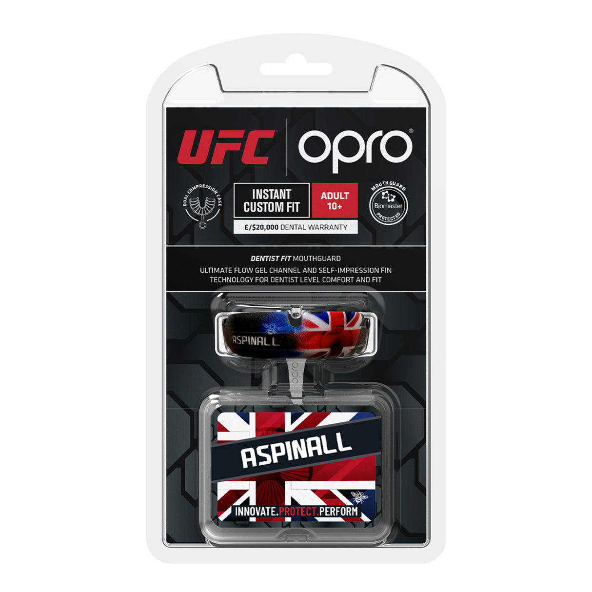 Official UFC x OPRO Tom Aspinall Instant Custom-Fit Mouthguard