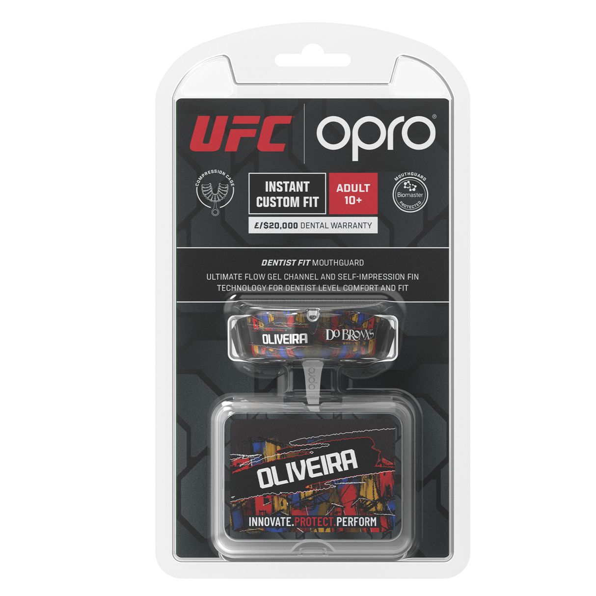 Official UFC x OPRO Charles Oliveira Instant Custom-Fit Mouthguard