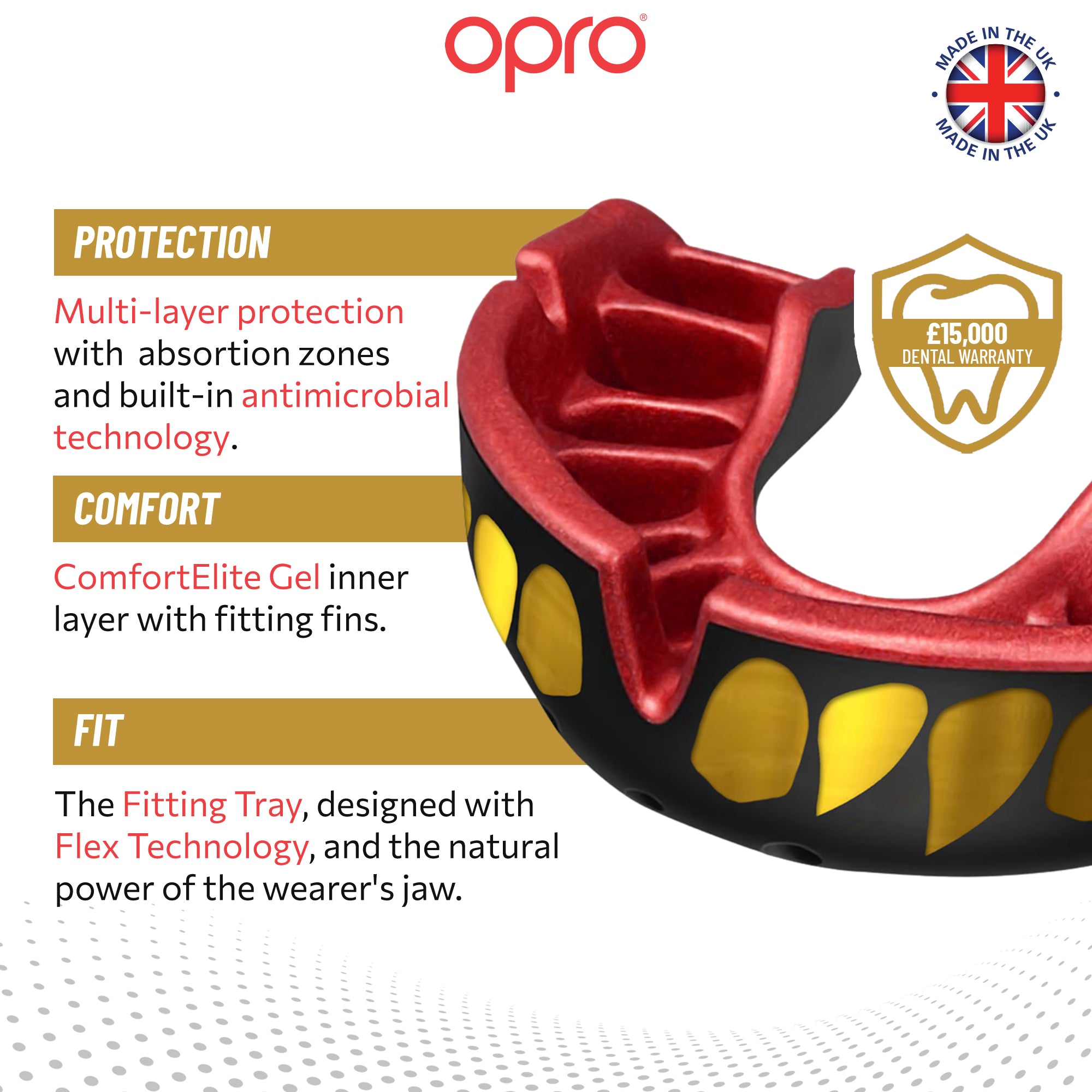 Gold Level Black Jawz Mouthguard