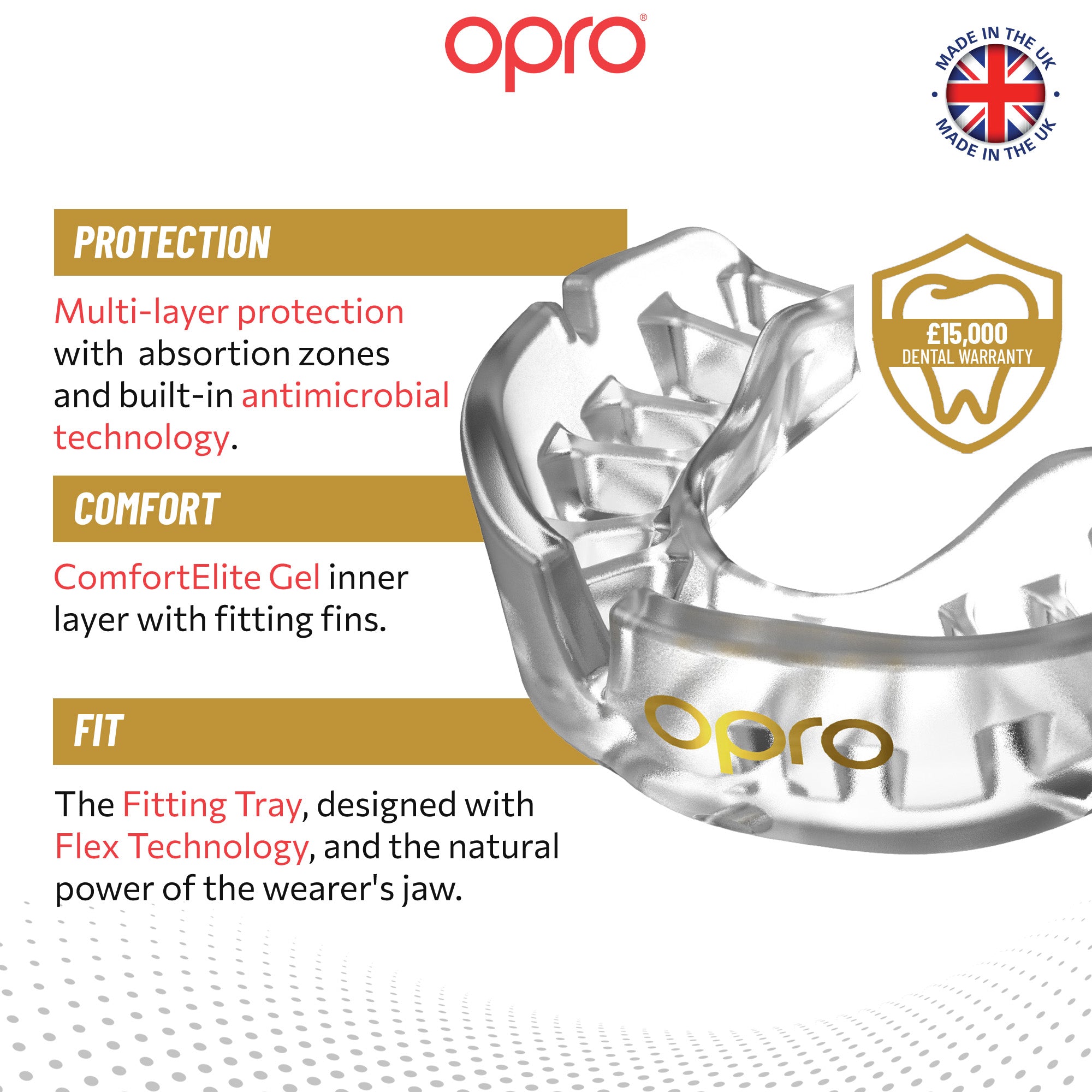 Gold Level Clear Mouthguard