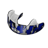 Instant Custom-Fit Camo Blue Mouthguard for Braces