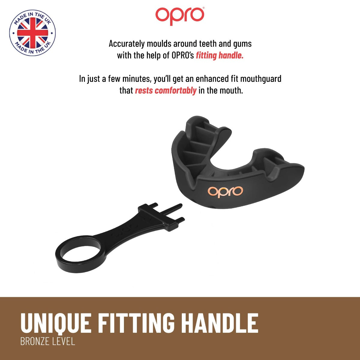 Bronze Level Black Mouthguard