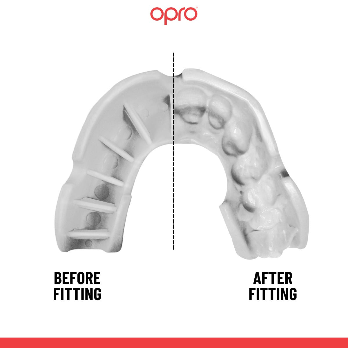 UFC Bronze Level White Mouthguard