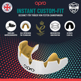 Instant Custom-Fit White Mouthguard for Braces