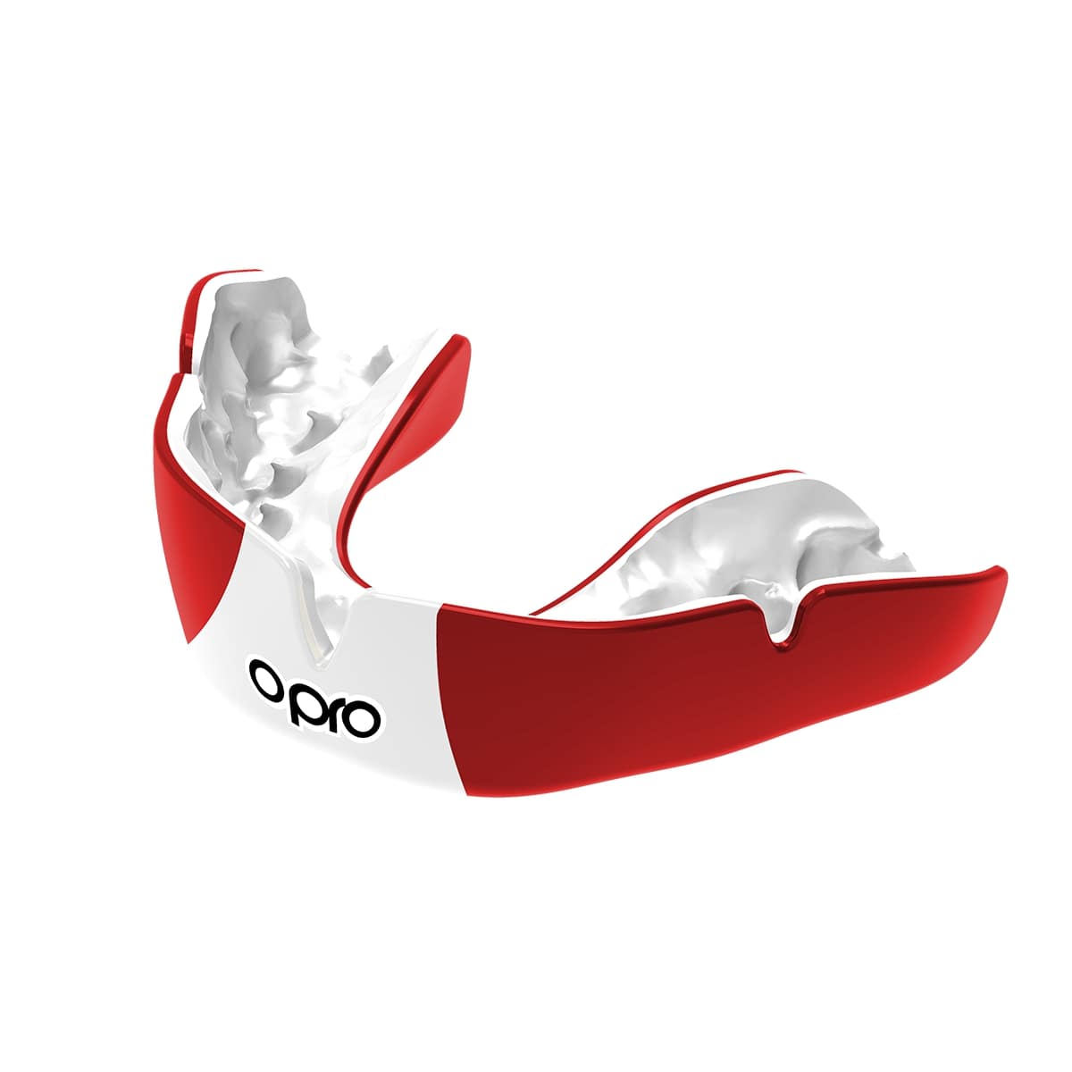 Instant Custom-Fit 3 Stripe Red/White Mouthguard