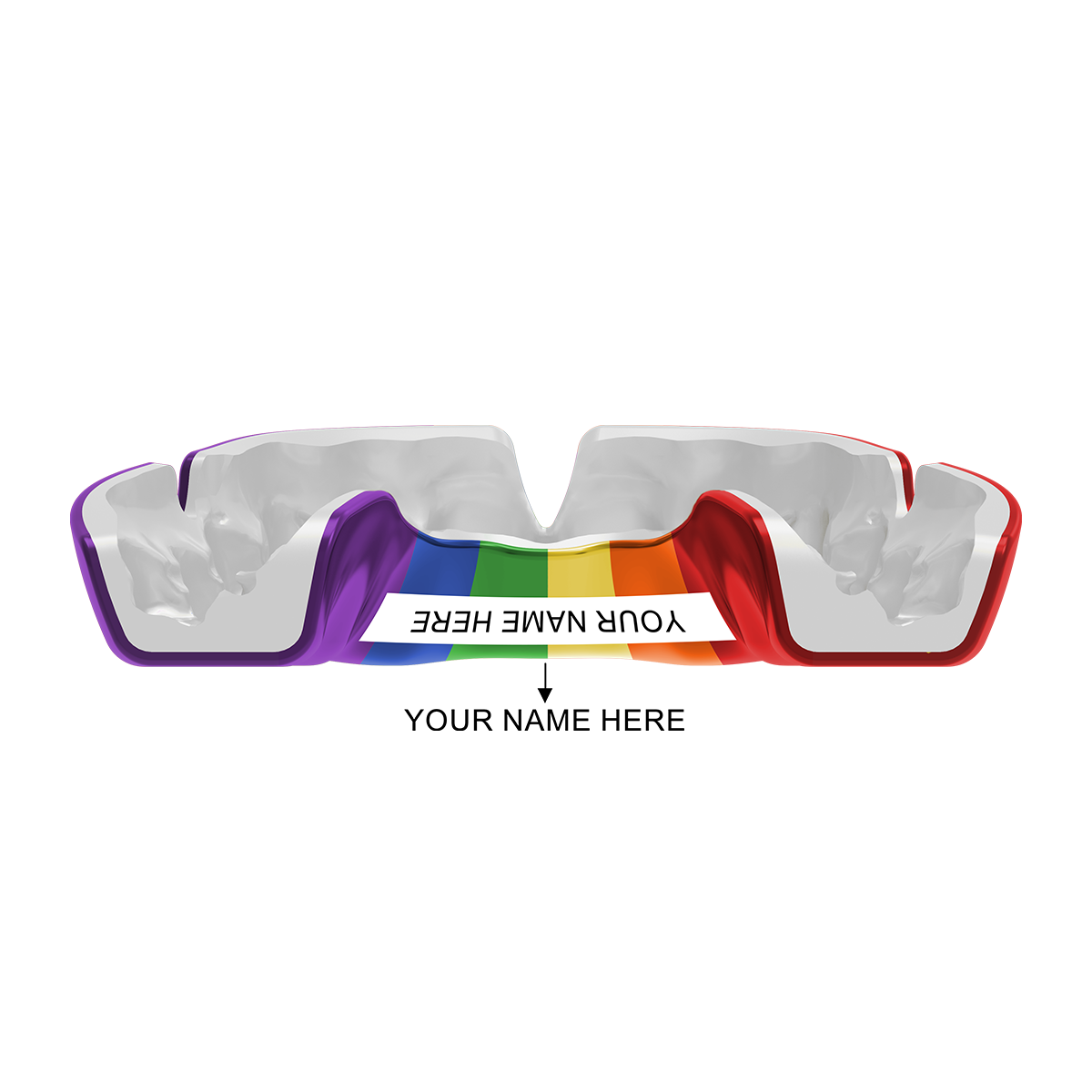 Instant Custom-Fit Rainbow Mouthguard