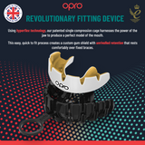 Instant Custom-Fit Dark Blue Mouthguard for Braces