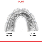 Instant Custom-Fit USA Silver Mouthguard for Braces