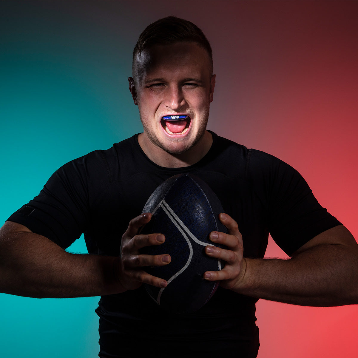 Instant Custom-Fit Fire Orange Mouthguard