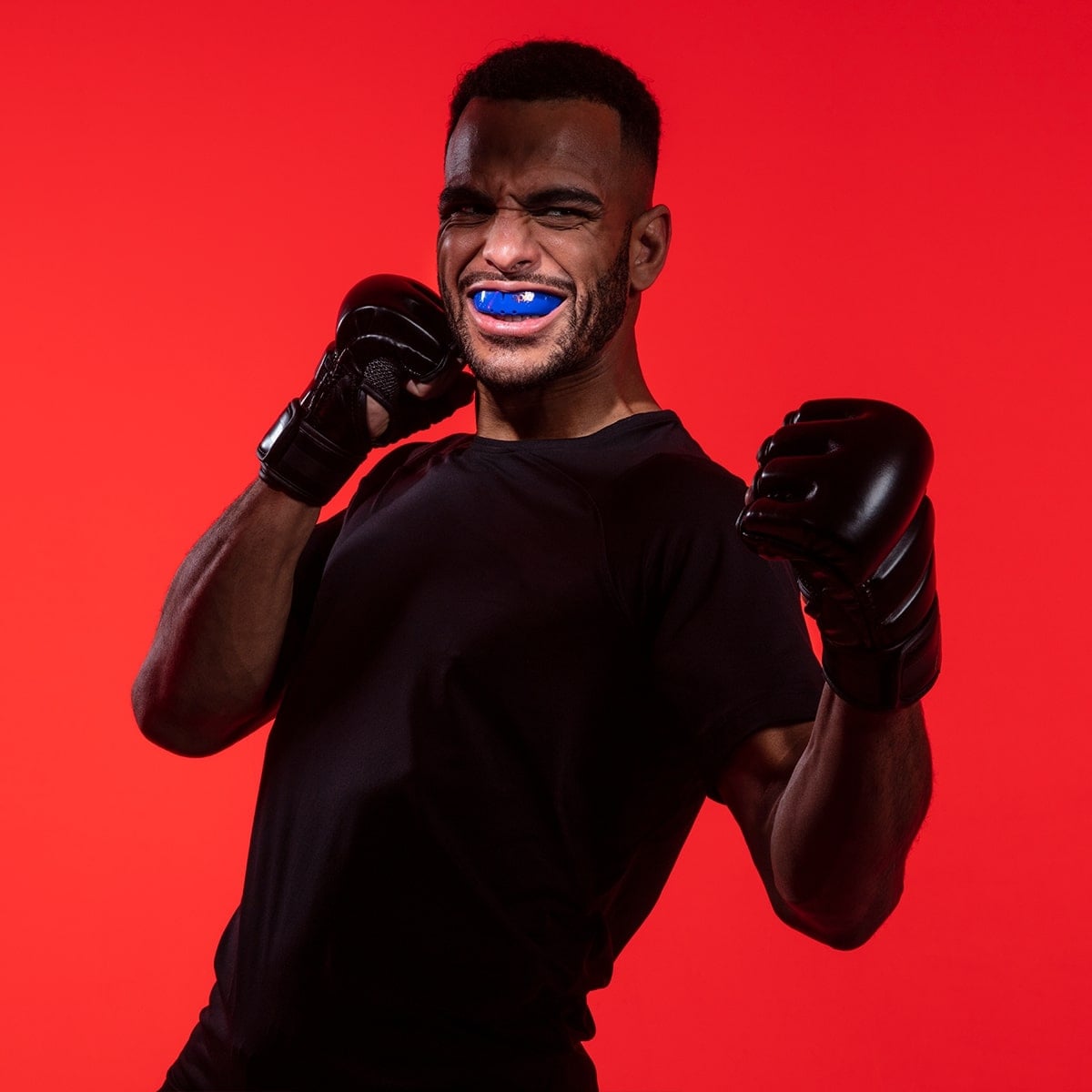 Bronze Level Blue Mouthguard