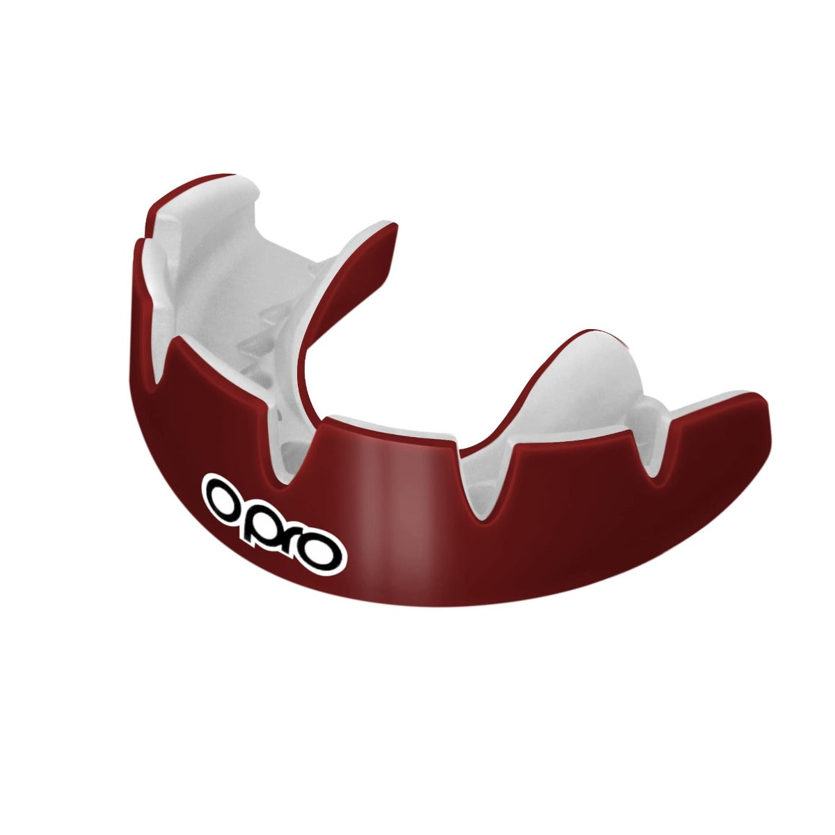 Instant Custom-Fit Maroon Mouthguard for Braces