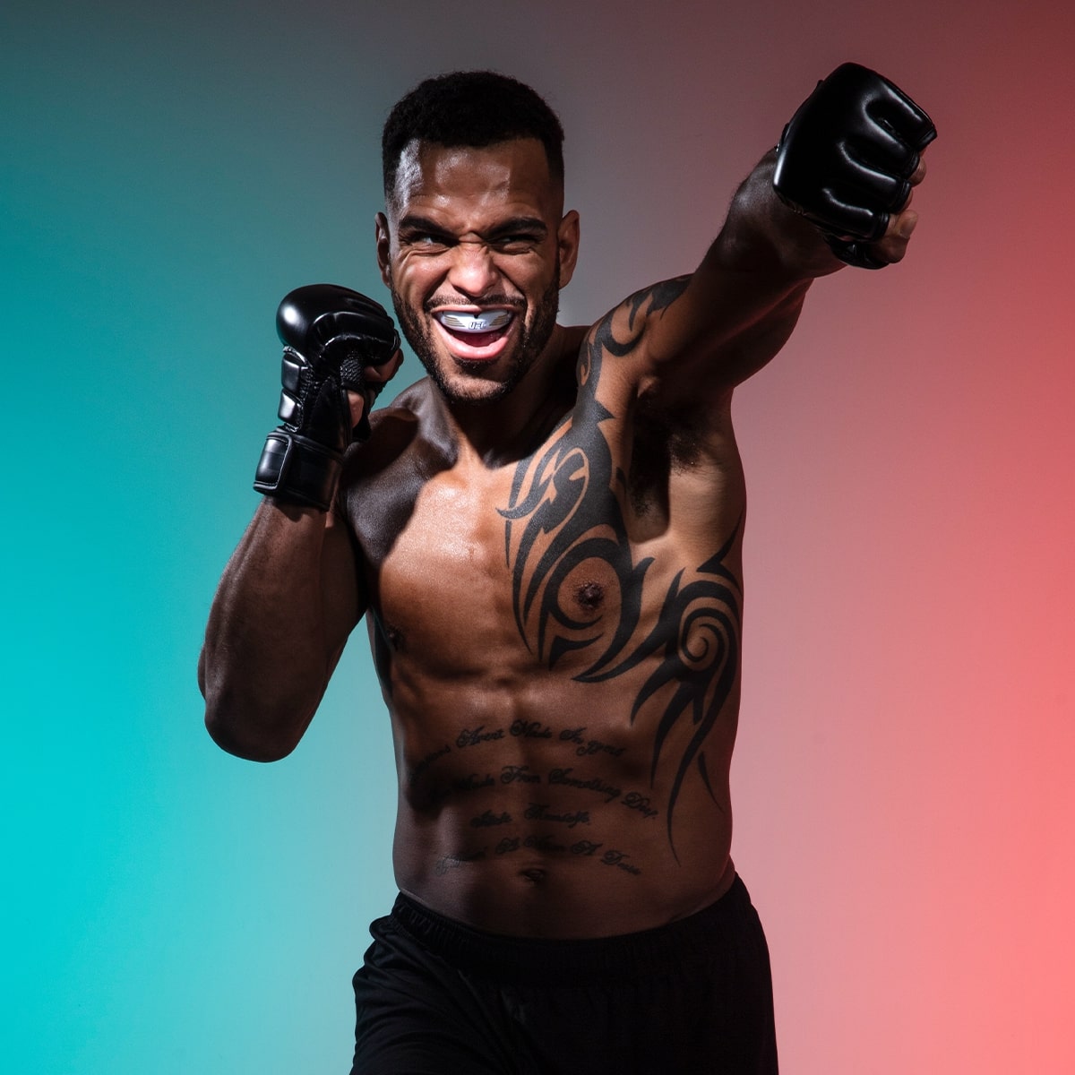 Instant Custom-Fit UFC Strike Black Mouthguard (Age 10+)