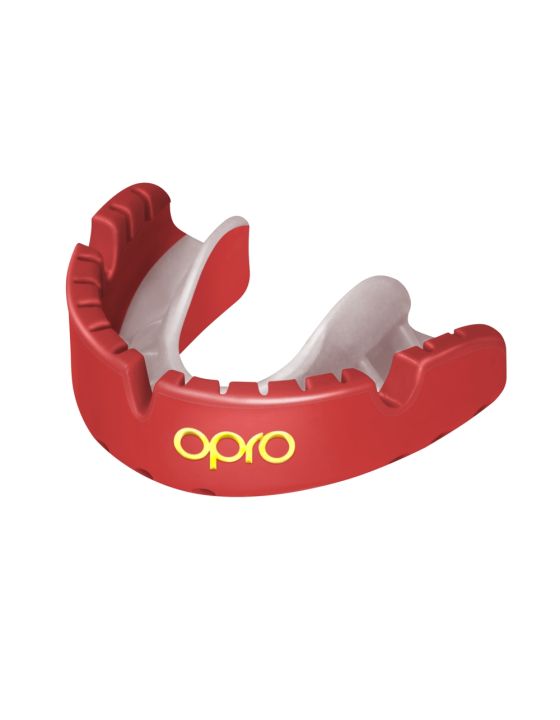 Gold Mouthguard for Braces (Red)
