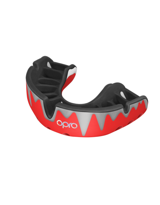 Platinum Level Mouthguard (Red/Black/Silver)
