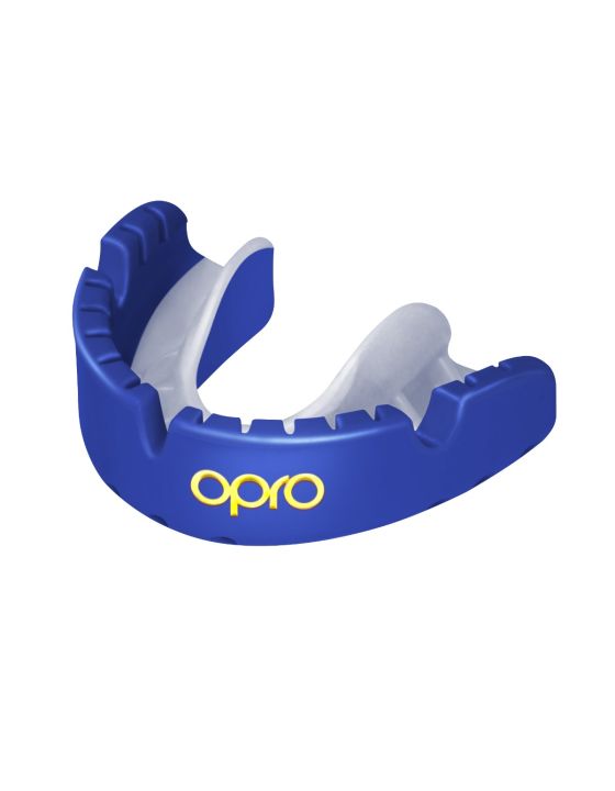 Gold Mouthguard for Braces (Blue)